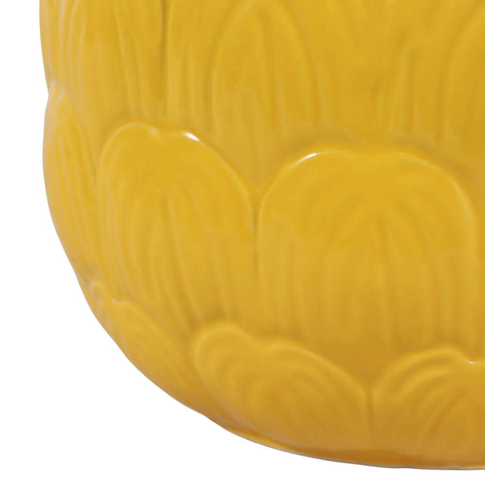 TATUMWOOD SET OF 2 YELLOW PLANTER 7 (IN)