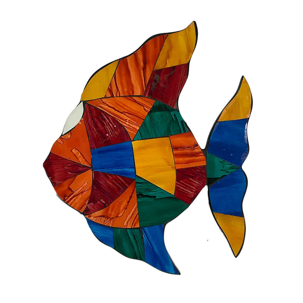 19" MOSAIC FISH     WALL PLAQUE