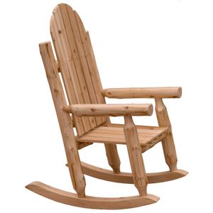 Voyageur Adirondack Rocking Chair - Unfinished/Unassembled 2