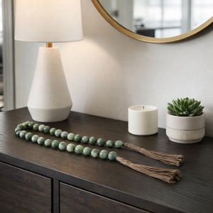 ROSSROSE GREEN BEAD 1 (IN) 12