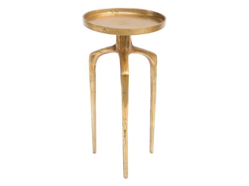 Como Accent Table Set Antique Gold 9