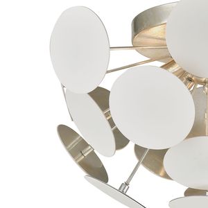 Modish 18'' Wide 4-Light Flush Mount - Matte White 3