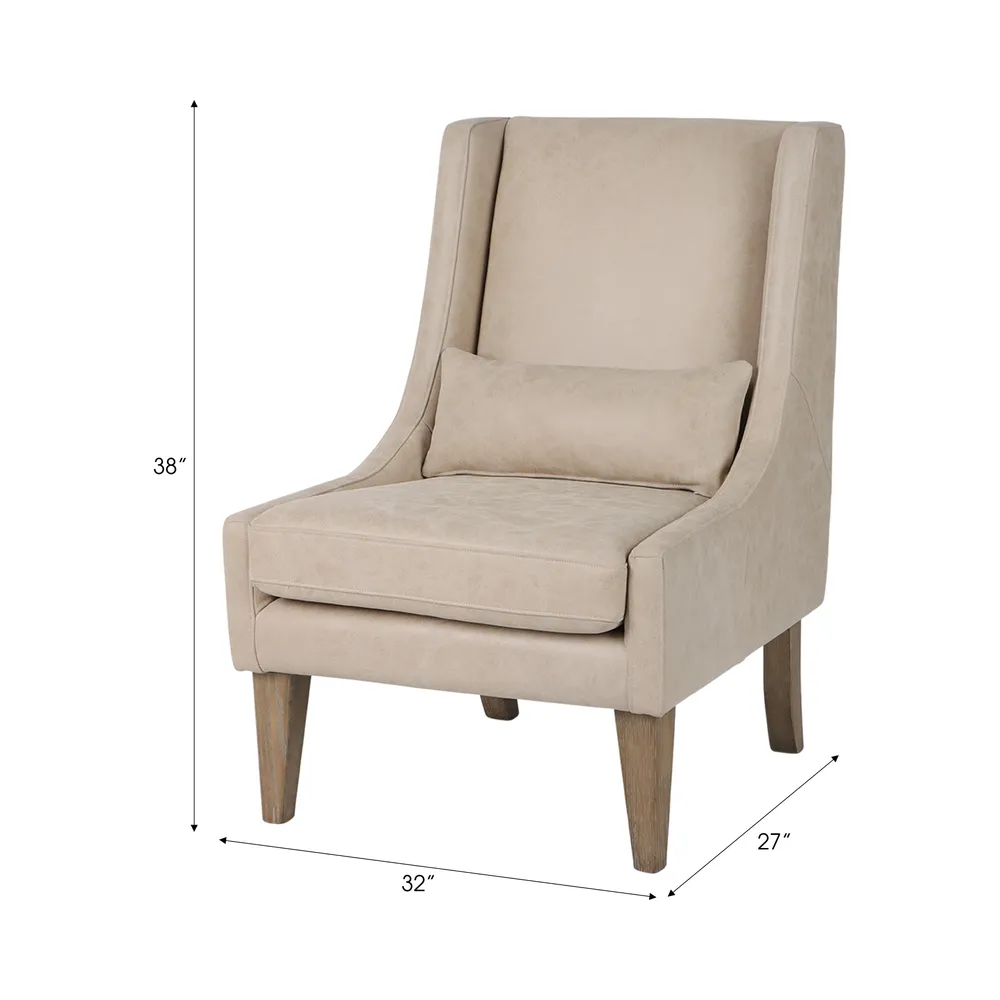 JASPER TAN CHAIR 38 (IN)
