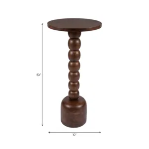 HALDENCREST BROWN ACCENT TABLE 24 (IN) 4