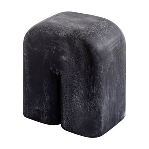 Morris Cerused Accent Table - Short Black 6