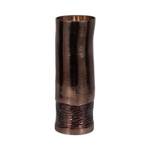 HAMDENWAY BRONZE GLASS VASE 14 (IN) 1