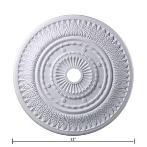 Corinna 33'' Wide Medallion - White 2