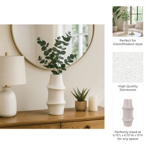 WYLERCREST IVORY VASE 15 (IN) 10
