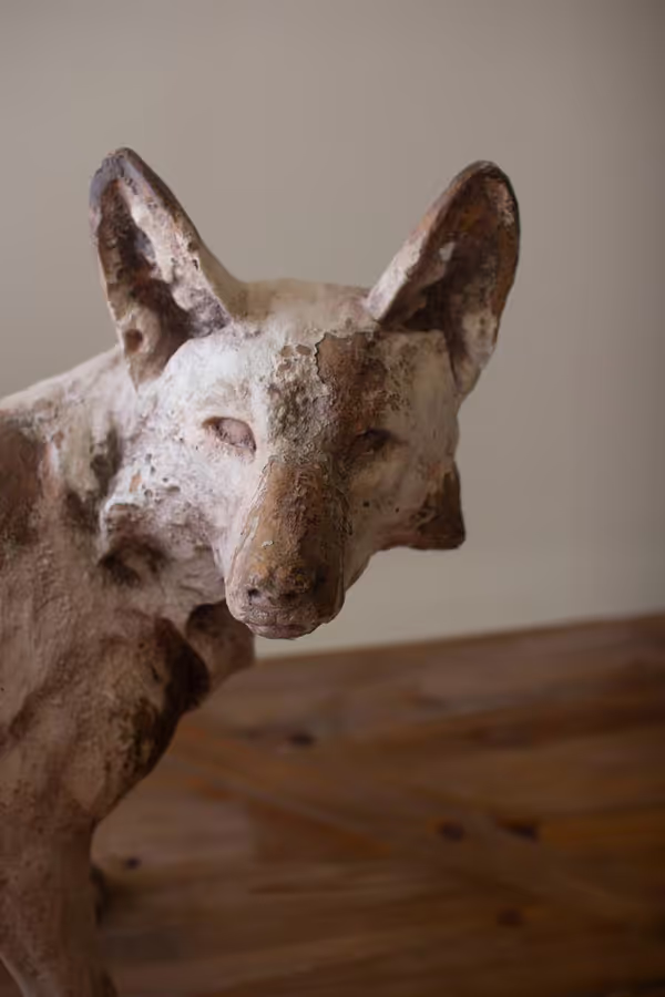 Faux Concrete Fox