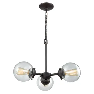 Beckett 22'' Wide 3-Light Chandelier - Oil Rubbed Bronze 1
