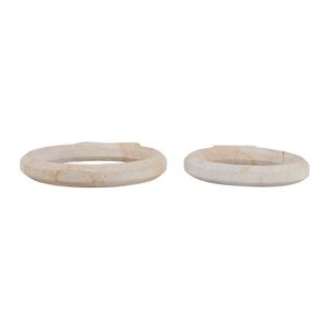 VERNONGROVE SET OF 2 BROWN DECOR 12 (IN) 8