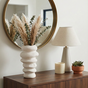DUTTONMORE WHITE VASE 12 (IN) 2