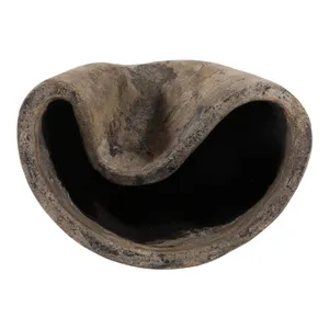 RUSHBROOK BROWN VASE 18 (IN) 9