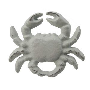 2.75" WASHED WHITE  C/I CRAB DRAWER PULL 1