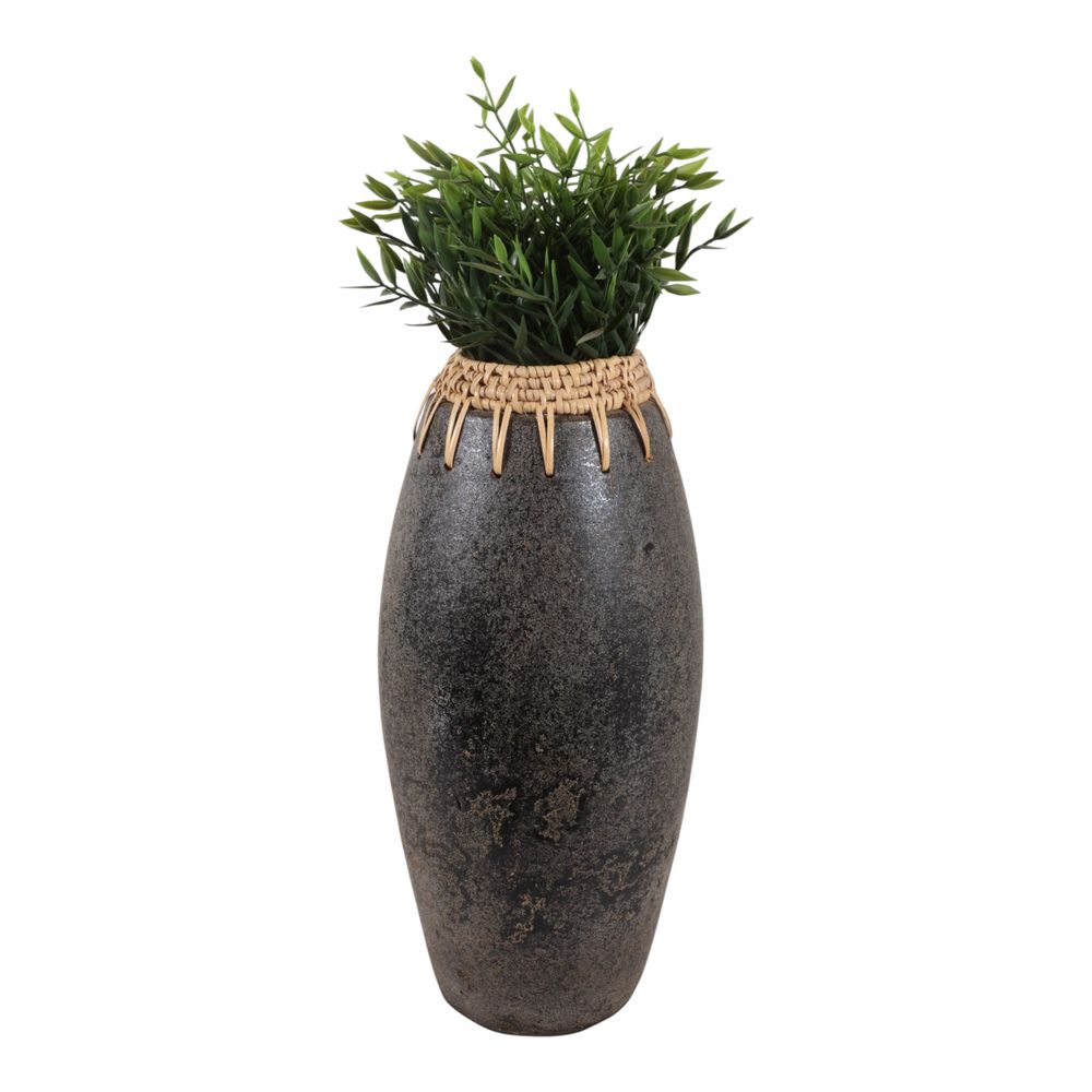 BYRONHOLM BLACK VASE 16 (IN)