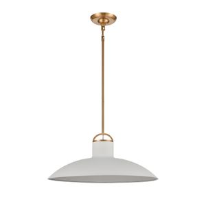Surf 20'' Wide 1-Light Pendant - Textured White 2