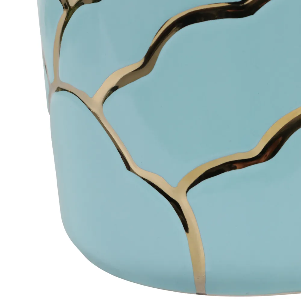 BRIGHTONROSE SET OF 2 BLUE PLANTER 7 (IN)