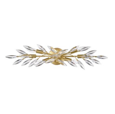 Flora Grace 28.75'' Wide 6-Light Vanity Light - Champagne Gold