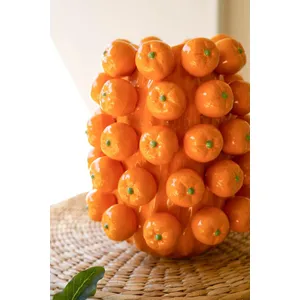 Ceramic Oranges Vase 4