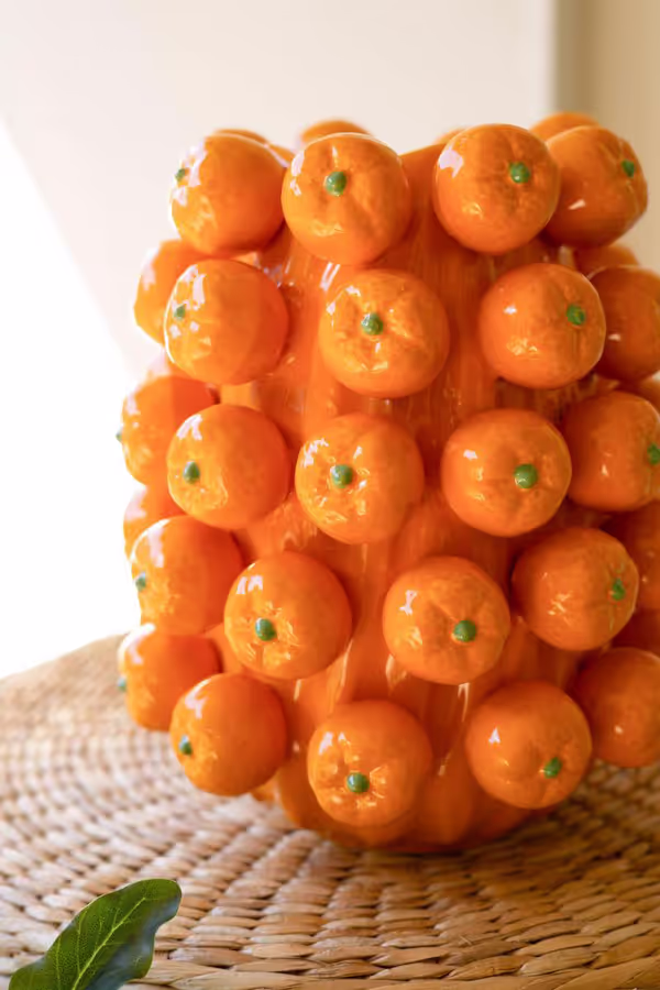 Ceramic Oranges Vase