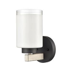Briggs 5'' Wide 1-Light Vanity Light - Black 2