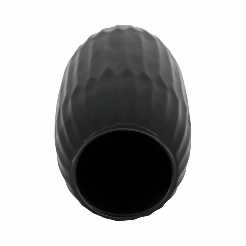 EVANDERGROVE BLACK VASE 16 (IN)