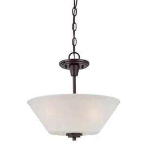 Pittman 15'' Wide 2-Light Semi Flush Mount - Sienna Bronze 1