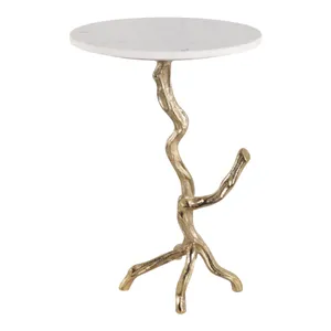 BRAE WHITE TABLE 22 (IN) 1