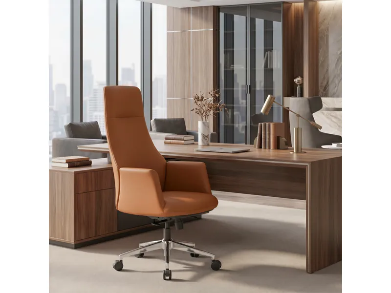 Cleopatra Office Chair Brown 8