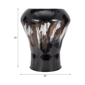 ANTONMILL BLACK VASE 25 (IN) 9