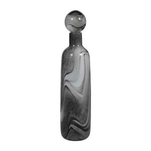 GRIFFINRIDGE GRAY GLASS VASE 22 (IN) 5