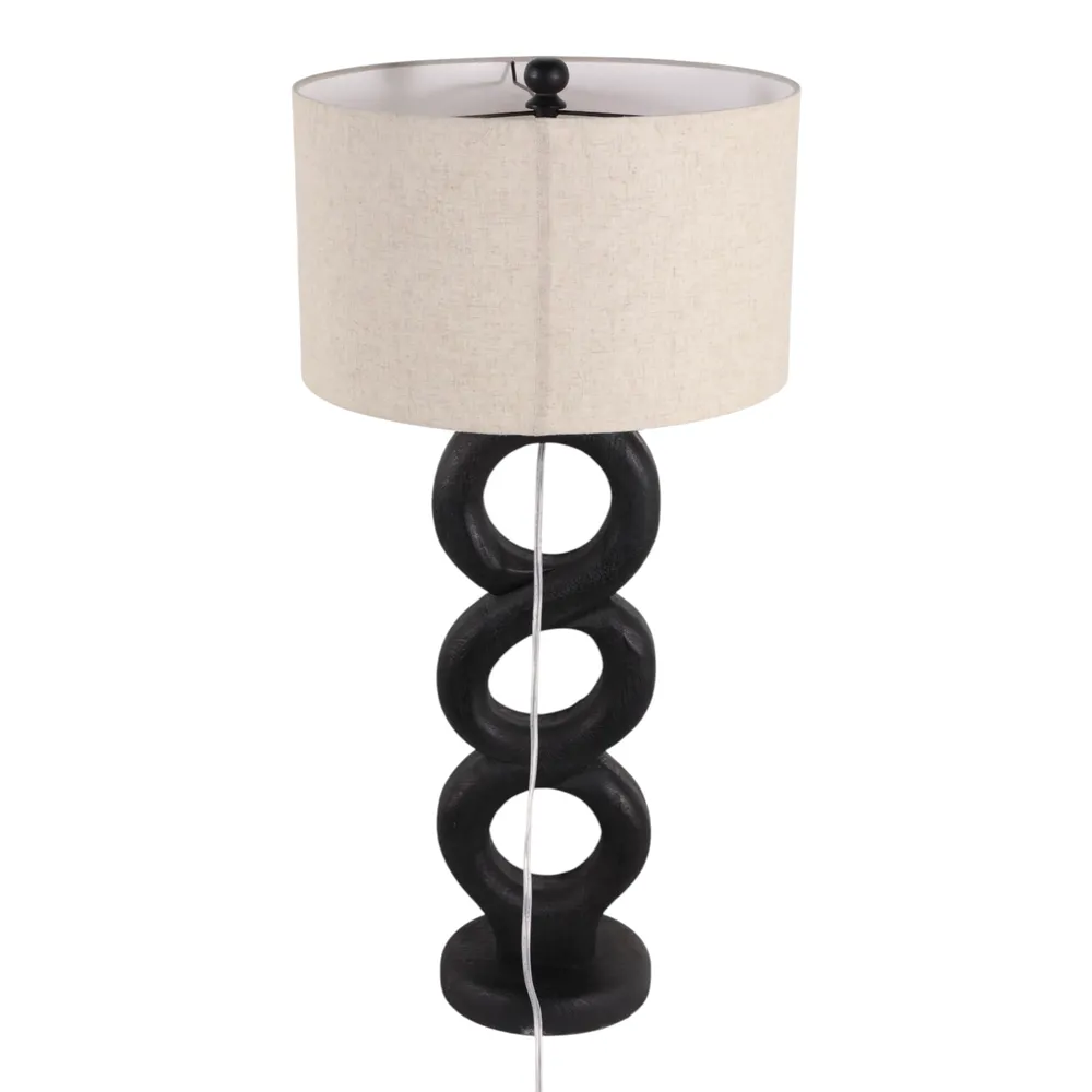 ISLEOAK BLACK LAMP 34 (IN)