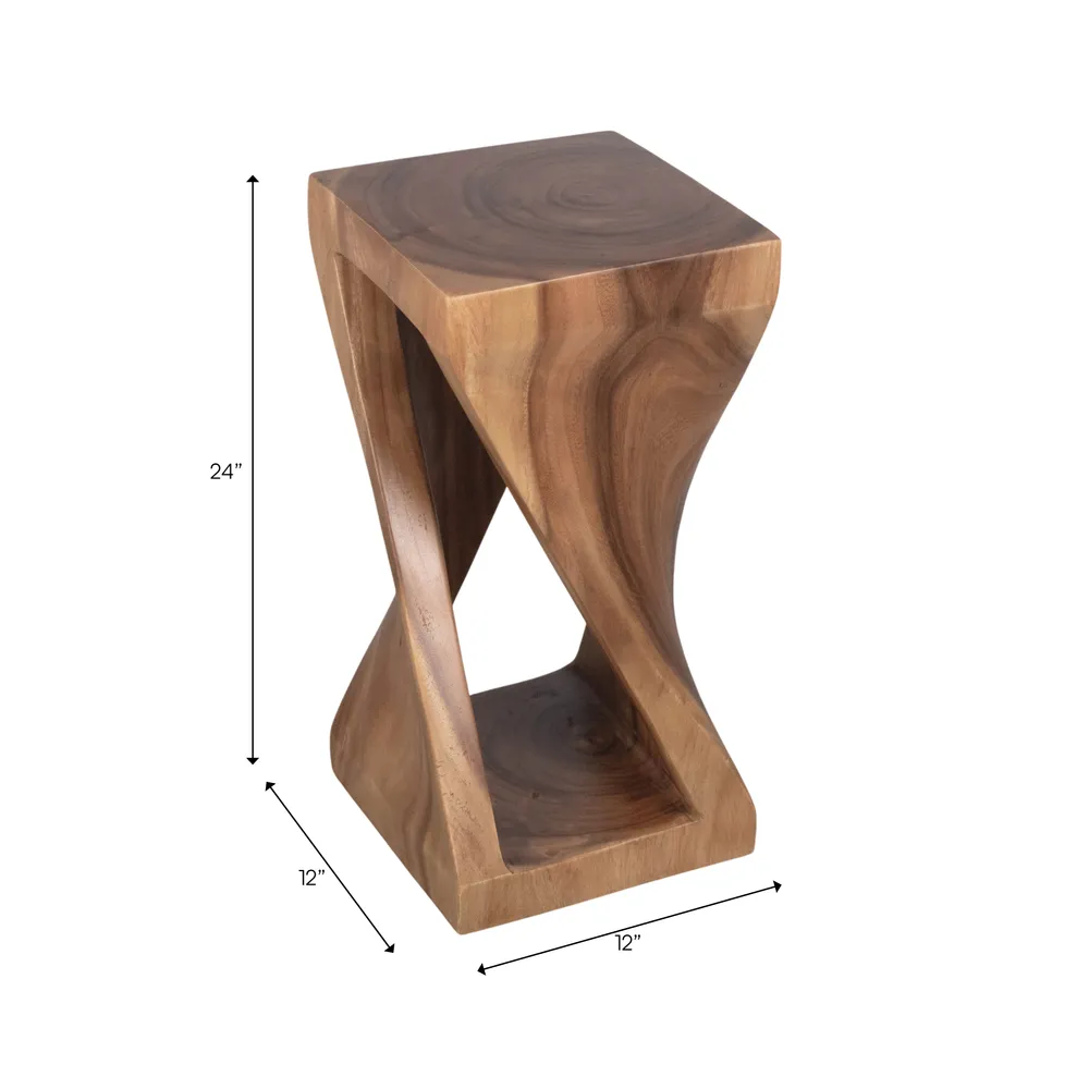 CALTONRUN BROWN ACCENT TABLE 24 (IN)