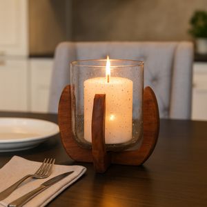 CORBINROSE BROWN VOTIVE HOLDER 7 (IN) 2