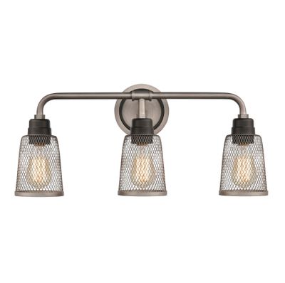 Glencoe 23″ Wide 3-Light Vanity Light - Weathered Zinc