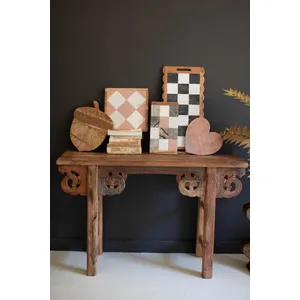 Acacia Wood and Marble Acorn Serving Board 3