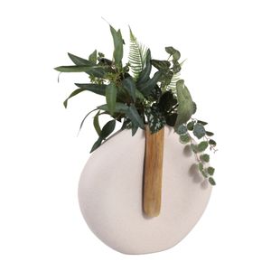 FINTONSIDE WHITE VASE 15 (IN) 3