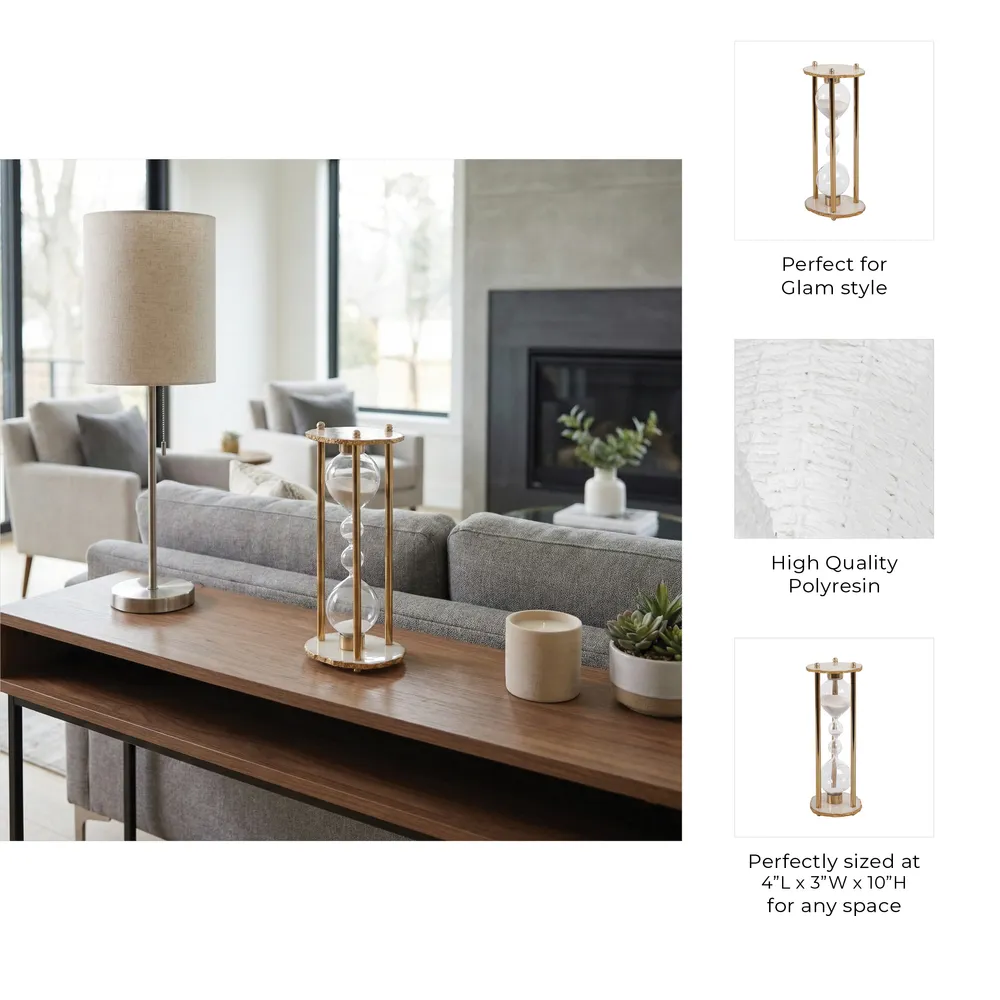 HATCHERMOOR IVORY HOURGLASS 10 (IN)