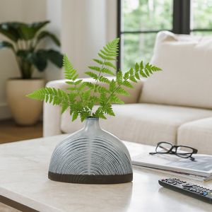 ELDERGROVE BLUE VASE 8 (IN) 11