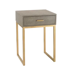 Shagreen Accent Table - Gray 1