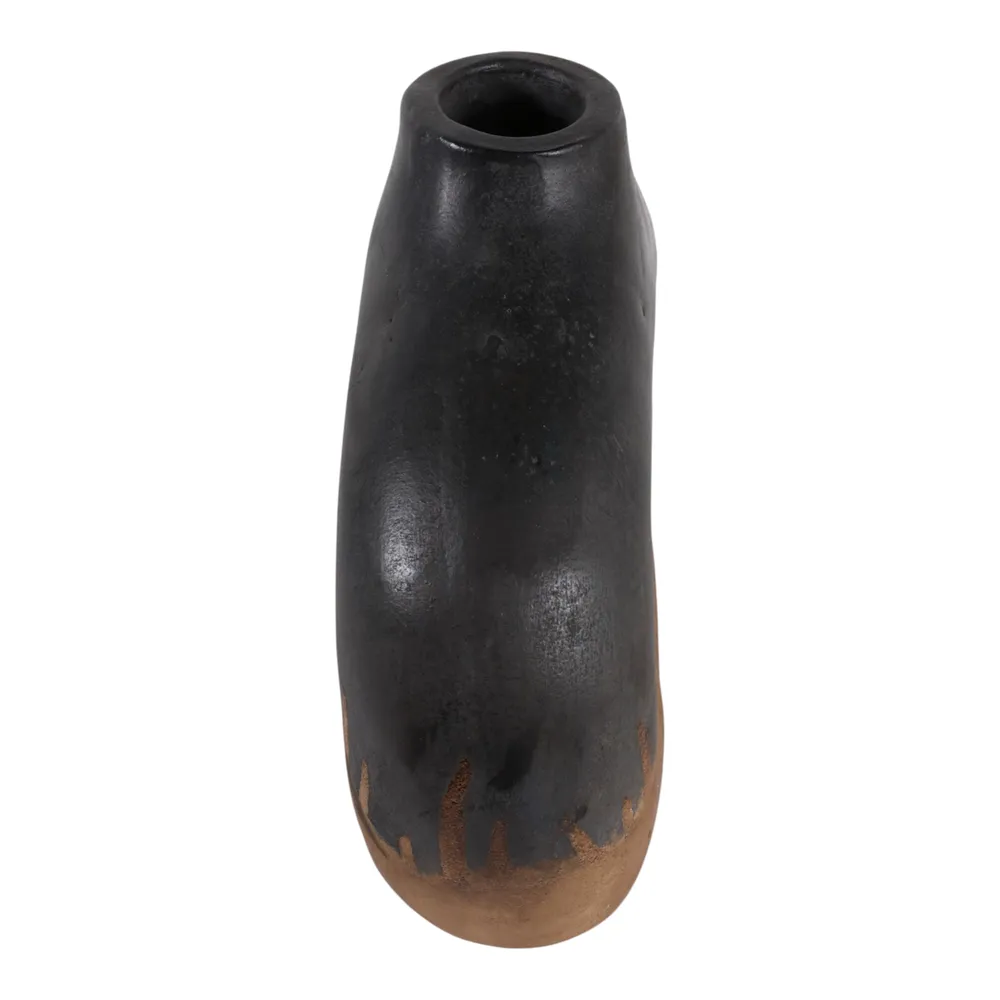 HANKPORT BLACK VASE 12 (IN)