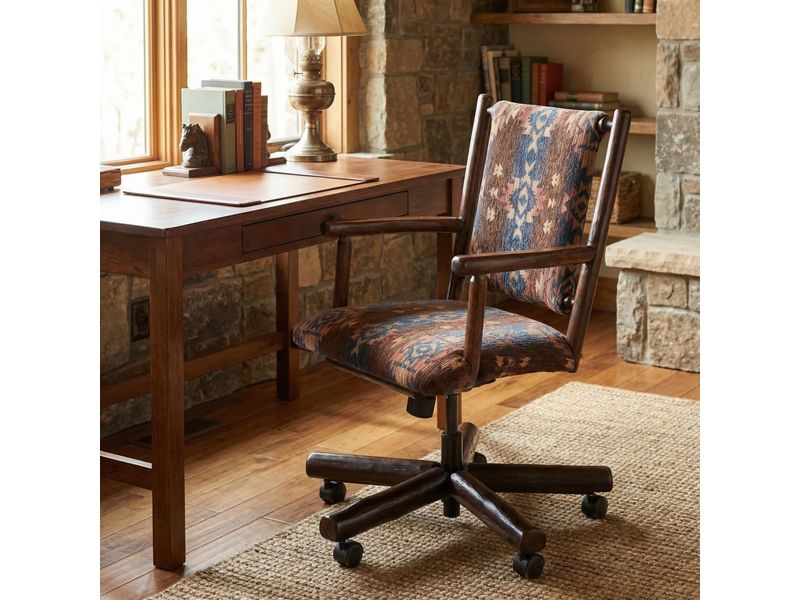 Hickory Hydraulic Executive Chair - Customer Fabric 1