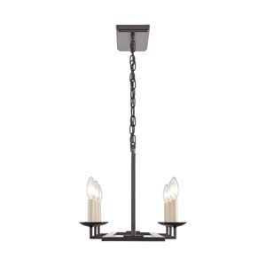 Joanie 34'' Wide 6-Light Linear Chandelier - Old Bronze 3