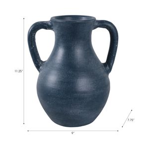 SHERMANCLIFF BLUE VASE 12 (IN) 9