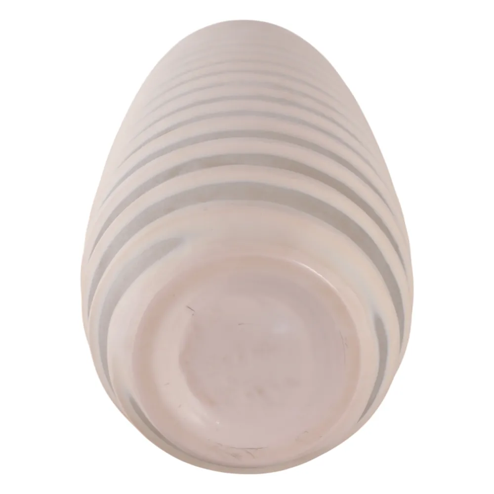 SAMSONWICK IVORY GLASS VASE 18 (IN)