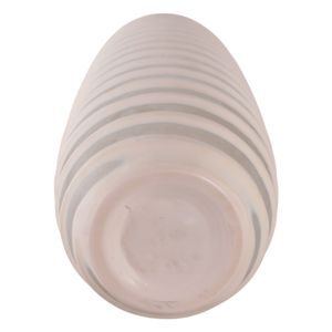 SAMSONWICK IVORY GLASS VASE 18 (IN) 8