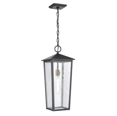 Marquis 9″ Wide 1-Light Outdoor Pendant - Matte Black