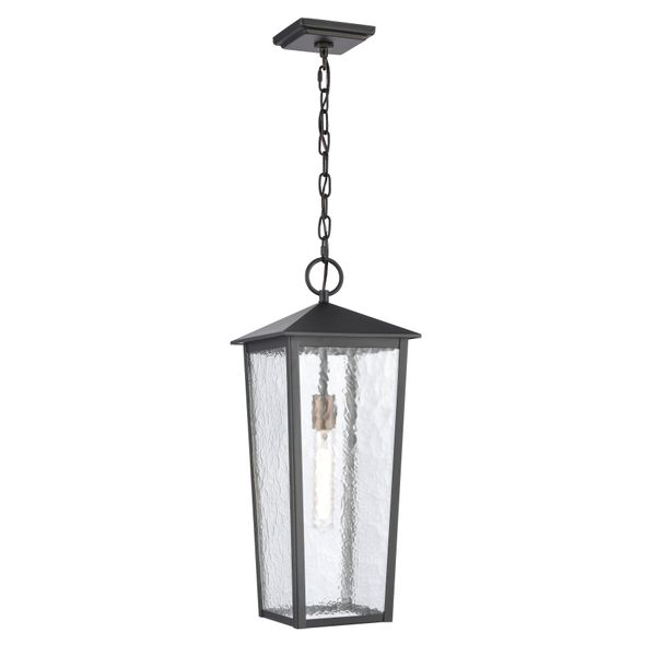 Marquis 9'' Wide 1-Light Outdoor Pendant - Matte Black