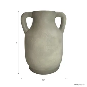 CALMOOR GREEN VASE 11 (IN) 7