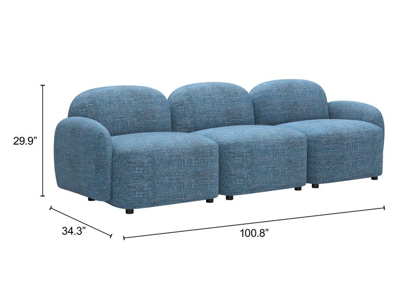 Cleo Modular Sofa Blue 14